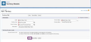 territory assignment rule salesforce