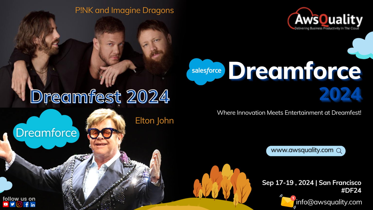 Dreamforce 2024 & Dreamfest P!NK and Imagine Dragons Live